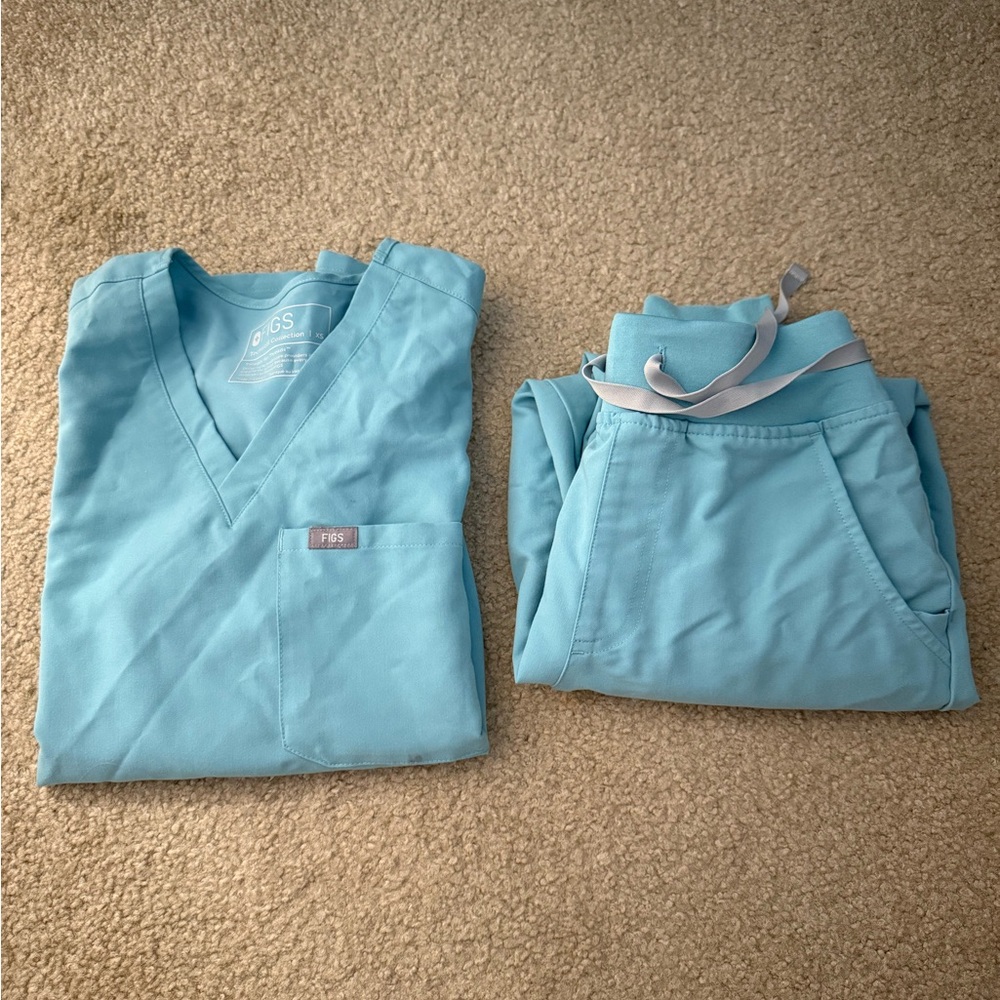 Figs Aqua Scrub Set